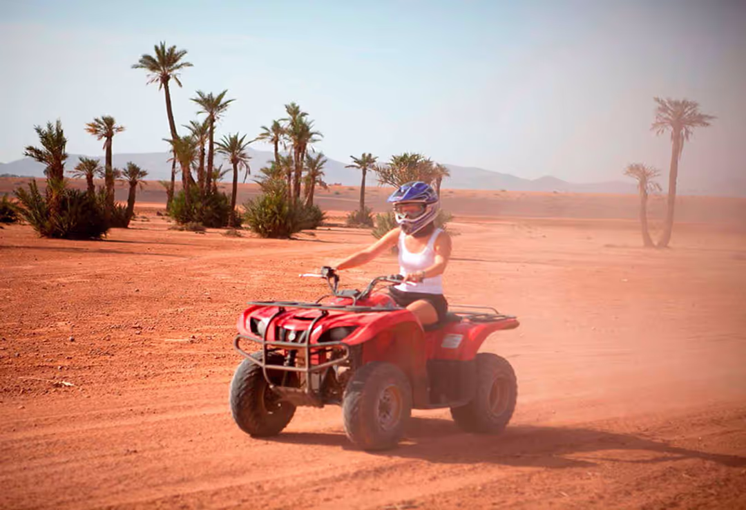 Medio día de quad en Marrakech